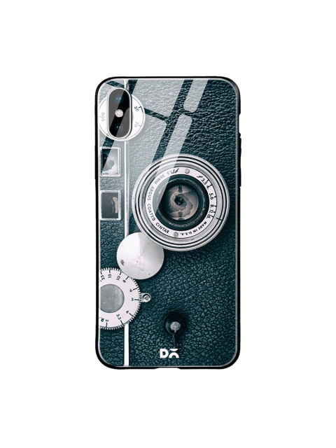 DailyObjects Green & Grey Classic Camera 2 iPhone XS Max Glass Cover