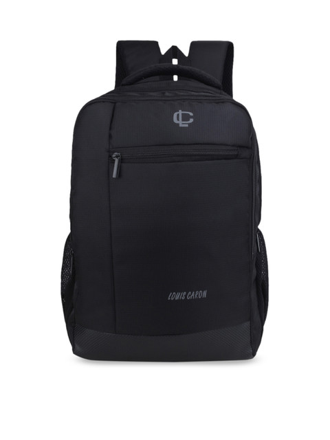 LOUIS CARON Unisex Black Textured Backpack
LOUIS CARON Unisex Black Textured Backpack