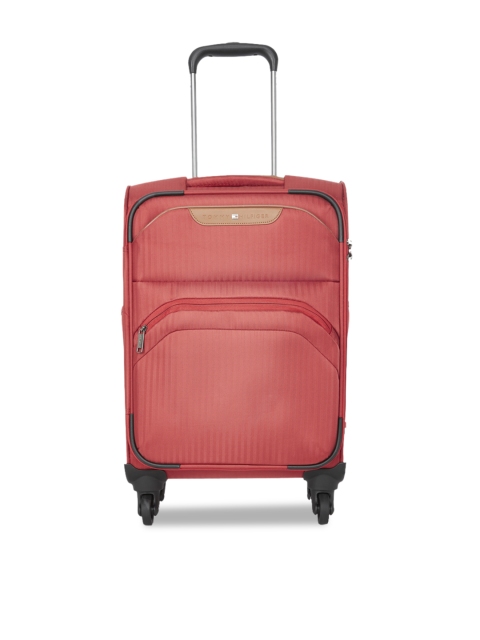 Tommy Hilfiger Unisex Red Solid Soft-Sided 360-Degree Rotation Cabin Trolley Suitcase
Tommy Hilfiger Unisex Red Solid Soft-Sided 360-Degree Rotation Cabin Trolley Suitcase