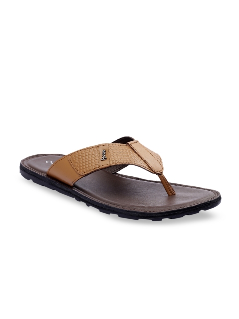 one8 Select BY VIRAT KOHLI Men Tan Brown Leather Sandals