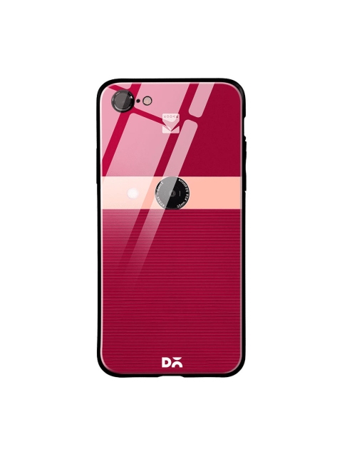 DailyObjects Red & Pink Kodak Smile iPhone 7 Glass Case