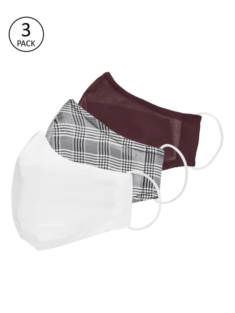 Imfashini Women Pack of 3 Pcs Multicoloured Reusable 2-Ply Protective Outdoor Masks, Multi
Imfashini Women Pack of 3 Pcs Multicoloured Reusable 2-Ply Protective Outdoor Masks, Multi