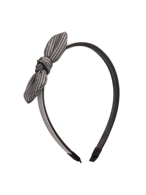 Stoln Girls Silver-Toned & Black Hairband