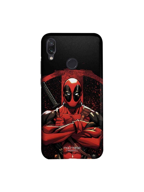 macmerise Black & RedMarvel Comics Deadpool Stance Sublime Xiaomi Redmi Note 7 Pro Back Cover