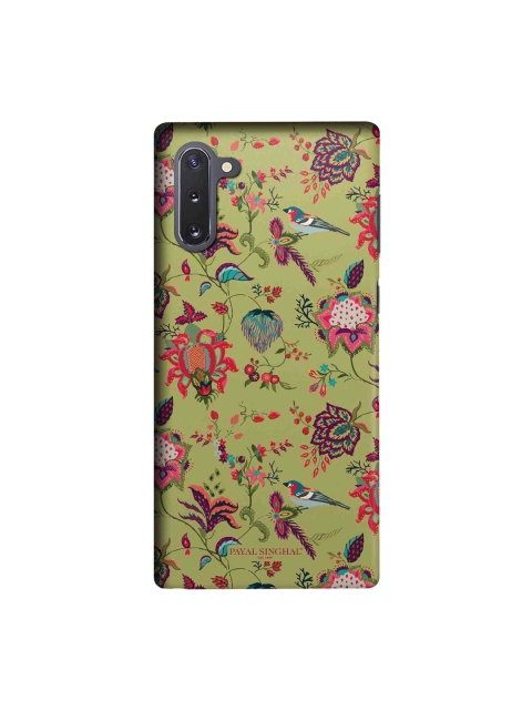 macmerise Olive Green & Pink Payal Singhal Chidiya Sublime Samsung Galaxy Note 10 Back Case