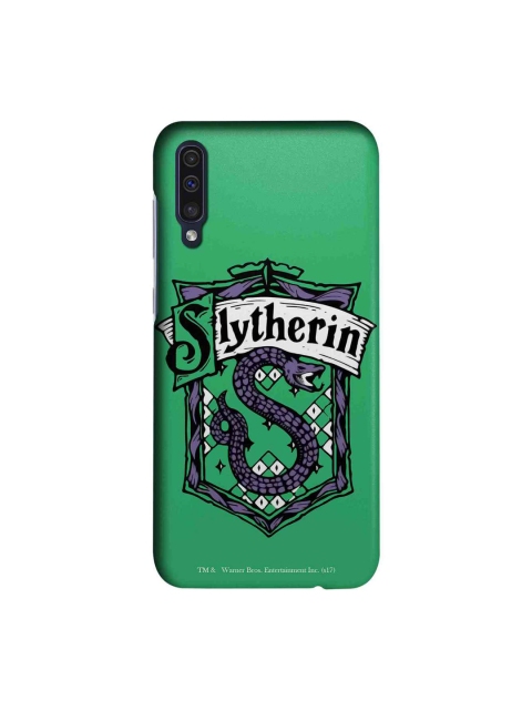 macmerise Green & Blue Harry Potter Crest Slytherin Sublime Samsung A50 Back Cover