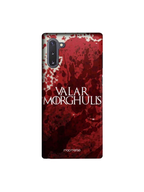 macmerise Red & Beige Valar Morghulis Sublime Samsung Note10 Back Cover