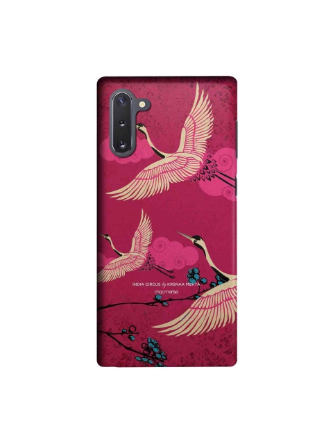 macmerise Pink & Yellow Flying Flamingoes Samsung Galaxy Note 10 Back Case