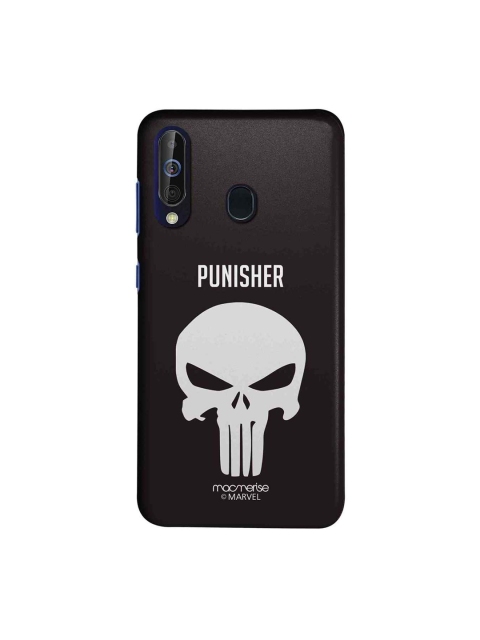 macmerise Black & White Marvel Comics Punisher Symbol Sublime Samsung Galaxy A60 Back Case