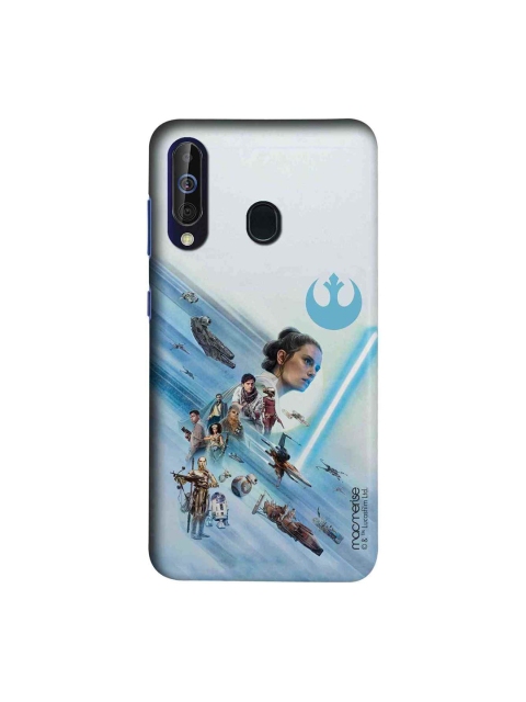 macmerise White & Blue Resistance Reborn Samsung Galaxy M40 Back Case
