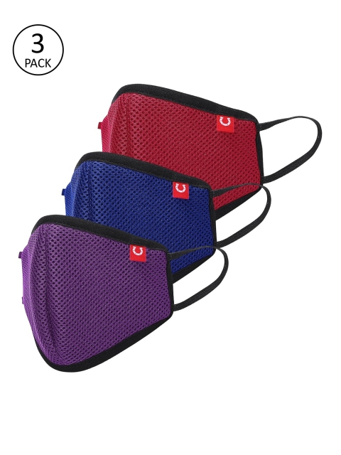 Blacksmith Unisex Pack of 3 Pcs Multicoloured Reusable 7-Ply Protective Outdoor Masks, Purple
Blacksmith Unisex Pack of 3 Pcs Multicoloured Reusable 7-Ply Protective Outdoor Masks, Purple