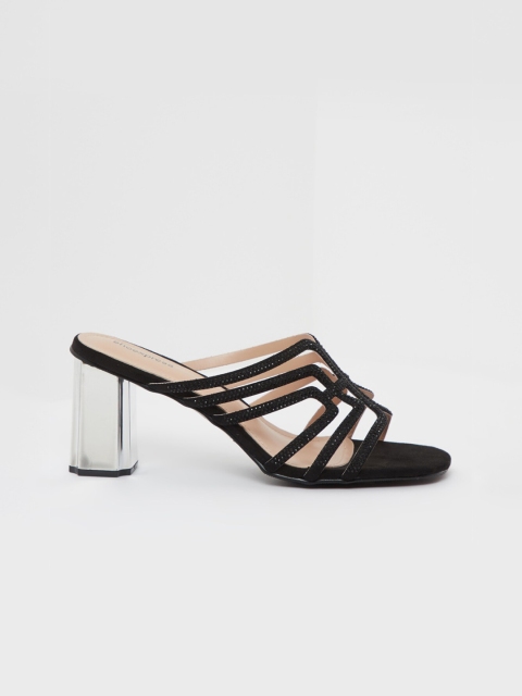 shoexpress Women Black Solid Block Heels