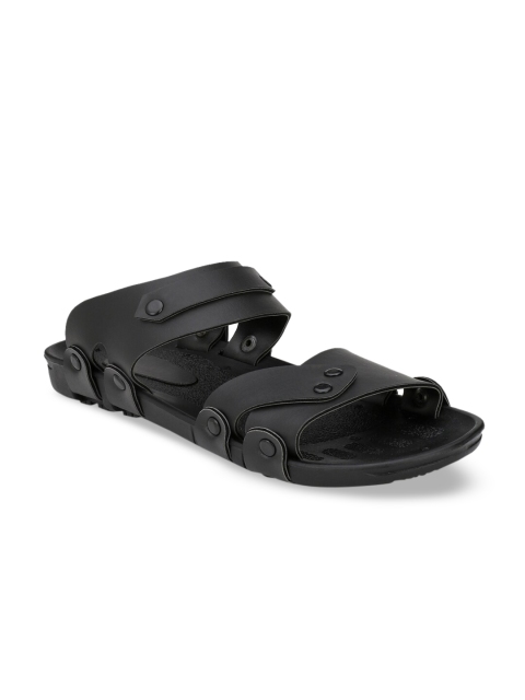 Fentacia Men Black Comfort Sandals
