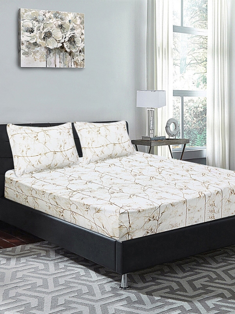 Good Homes by Home Candy Off-White Floral 210 TC Cotton 1 King Bedsheet with 2 Pillow Covers
Good Homes by Home Candy Off-White Floral 210 TC Cotton 1 King Bedsheet with 2 Pillow Covers