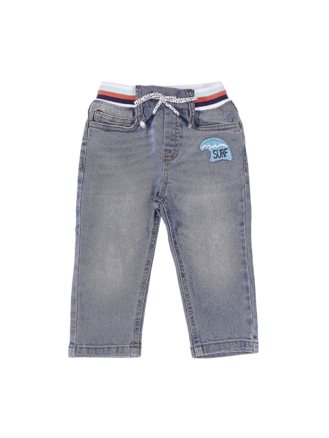Pantaloons Baby Boys Navy Blue Regular Fit Mid-Rise Clean Look Jeans