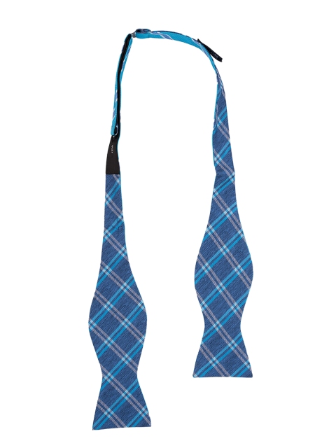 The Tie Hub Navy Blue & White Striped Reversible Bow Tie