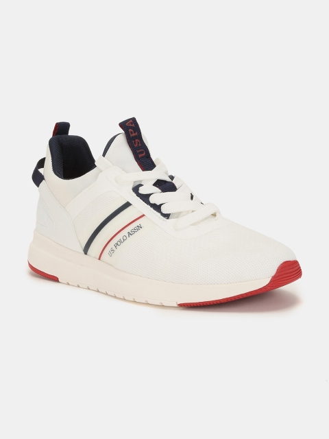 U.S. Polo Assn. Men Off-White Walking Shoes