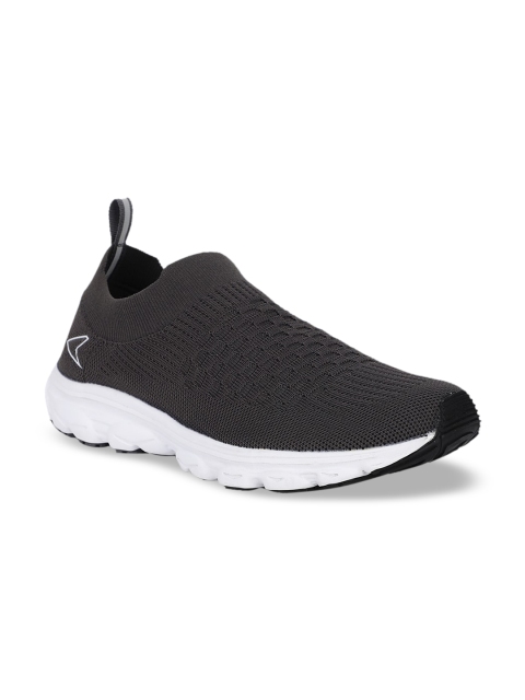 Power Men Charcoal Textile Running Shoes
