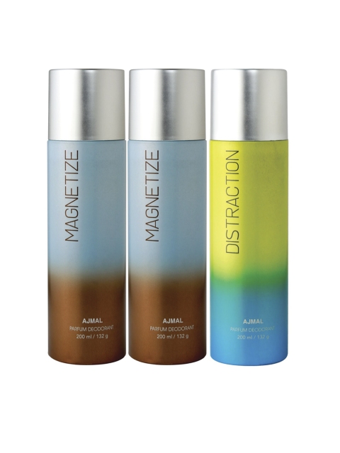Ajmal Set of 3 Deodorant, Multi