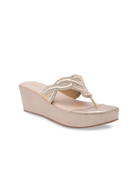 Rocia Women Gold-Toned Embellished Heels