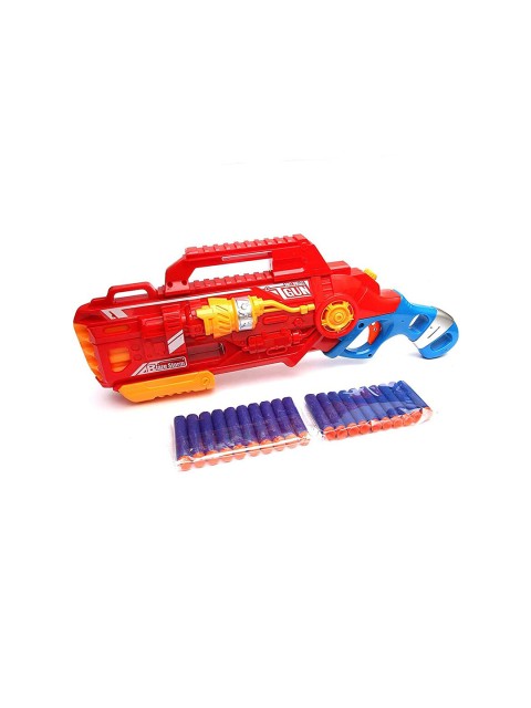 Wembley Toys Kids Red & Blue Blaze Blaster Storm Hot Fire Shooting Toy Gun With 20 Soft Foam Bullets
Wembley Toys Kids Red & Blue Blaze Blaster Storm Hot Fire Shooting Toy Gun With 20 Soft Foam Bullets
