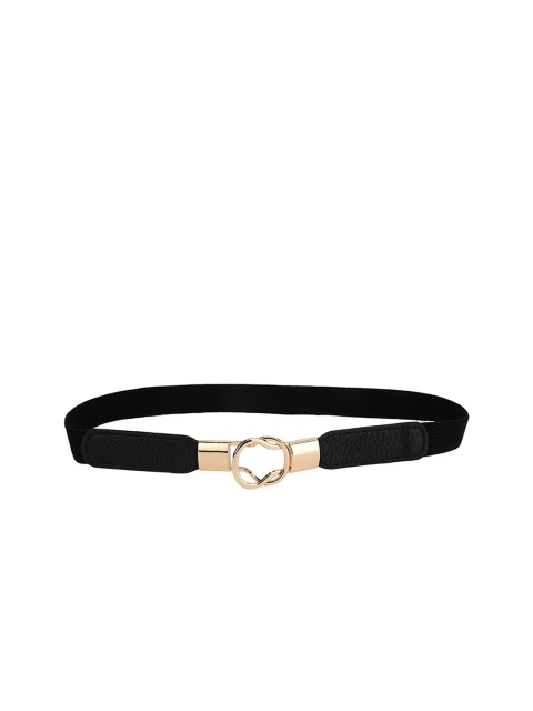Kazo Women Black Woven Design Belt
