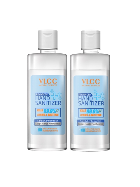 VLCC Pack of 2 Hand Sanitizer 1000 ml, Transparent