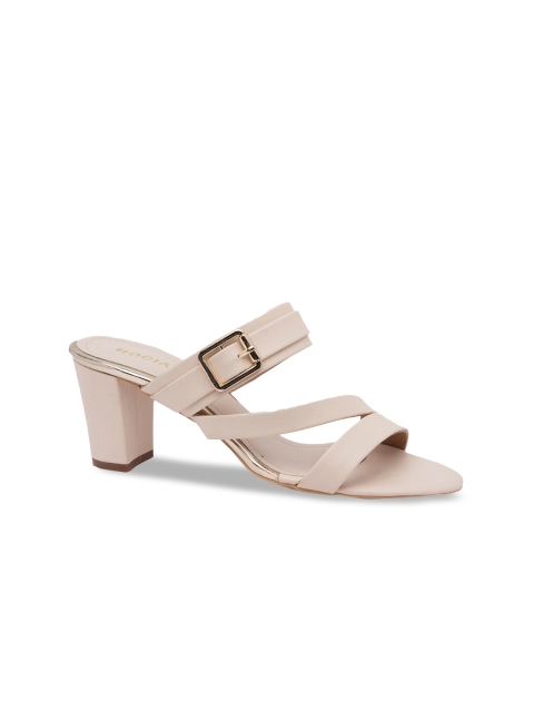 Rocia Women Beige Solid Heels