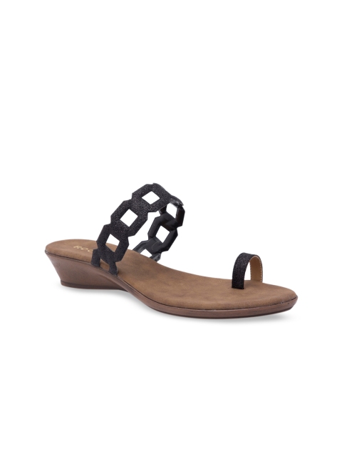 Rocia Women Black Solid Heels