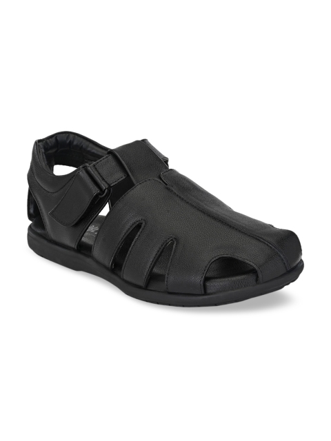 Sir Corbett Men Black Comfort Sandals
