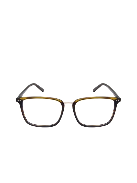 David Blake Unisex Brown Abstract Full Rim Wayfarer Frames EWDB2313MK2C2