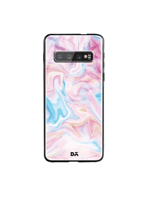 DailyObjects Pink & Blue Pastel Marble Samsung Galaxy S10 Glass Case