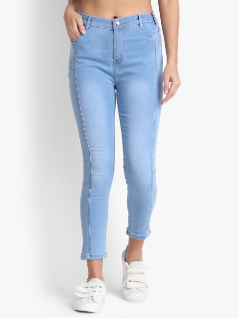 Perfect Outlet Women Blue Skinny Fit High-Rise Clean Look Jeans