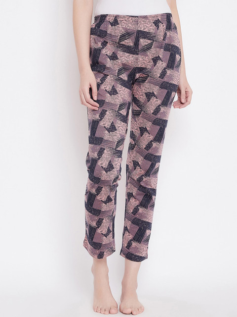 Clovia Women Pink & Black Printed Lounge Pants
Clovia Women Pink & Black Printed Lounge Pants