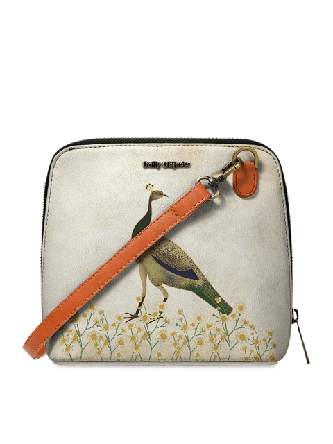 DailyObjects Multicoloured Embellished Sling Bag, Multi