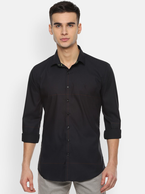 V Dot Men Black Skinny Fit Checked Casual Shirt
V Dot Men Black Skinny Fit Checked Casual Shirt