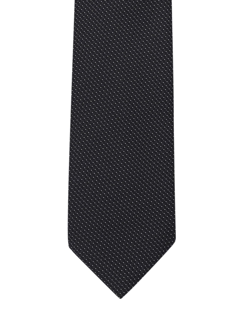 Blacksmith Grey Printed Broad Tie