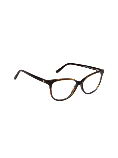 David Blake Women Brown Solid Full Rim Cateye Frames EWDB2331MK7C2