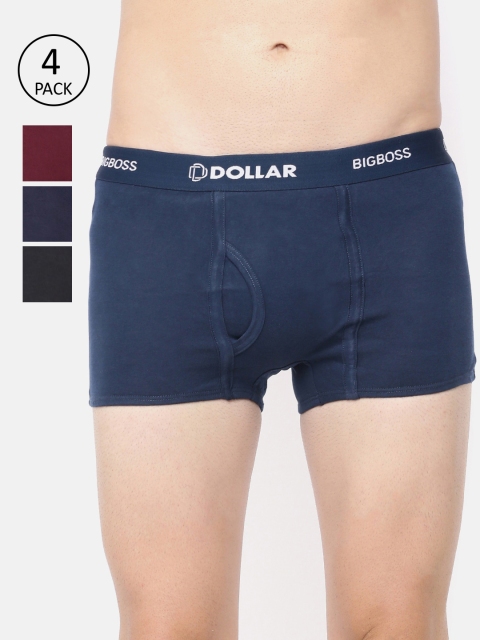 Dollar Bigboss Men Pack Of 5 Solid Anti Virus Long Trunks MABTR-01-AntiVirusTNK-PO5, Maroon
Dollar Bigboss Men Pack Of 5 Solid Anti Virus Long Trunks MABTR-01-AntiVirusTNK-PO5, Maroon