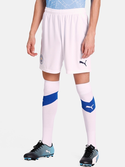 Puma Men White Solid Manchester City Fc Drycell Replica Sports Shorts