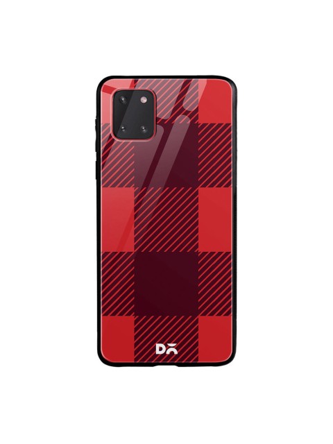 DailyObjects Red & Burgundy Monochrome Checks Samsung Galaxy Note 10 Lite Shock Absorbent Glass Case
DailyObjects Red & Burgundy Monochrome Checks Samsung Galaxy Note 10 Lite Shock Absorbent Glass Case