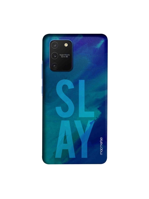 macmerise Green Slay Samsung Galaxy S10 Lite Back Case, Blue
