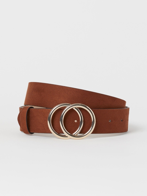 H&M Women Brown Solid Wide Belt