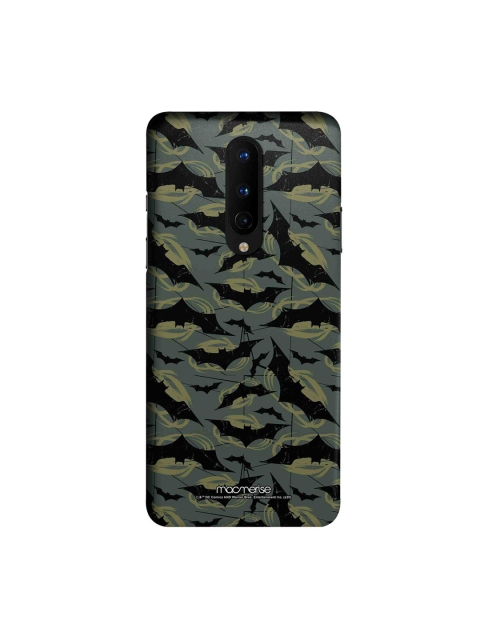 macmerise Olive Green & Black Batman Mashup OnePlus 8 Back Cover