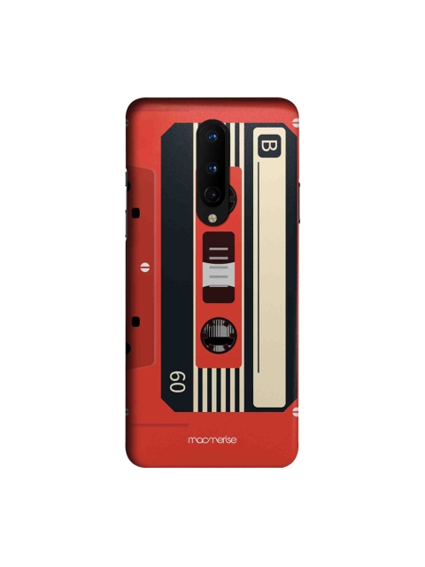 macmerise Red & Beige Casette OnePlus 8 Back Cover