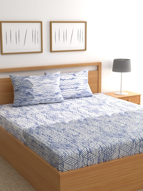 Raymond Home Multicoloured Abstract 200 TC Cotton 1 King Bedsheet with 2 Pillow Covers, Multi
Raymond Home Multicoloured Abstract 200 TC Cotton 1 King Bedsheet with 2 Pillow Covers, Multi