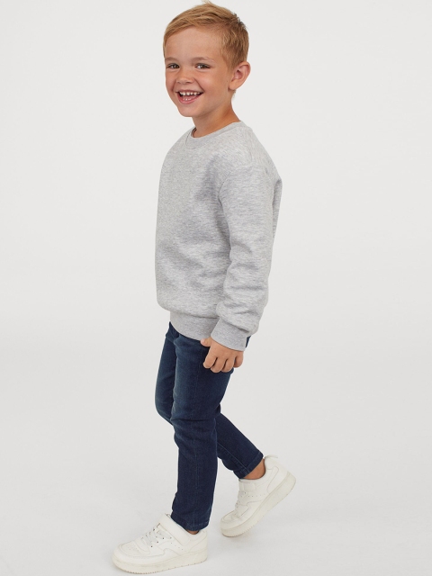 H&M Boys Blue Solid Slim Fit Jeans