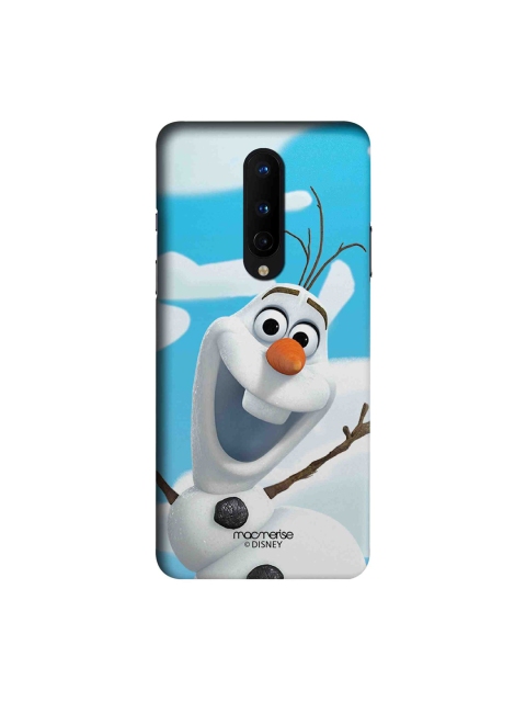macmerise White & Blue Oh Olaf OnePlus 8 Back Cover