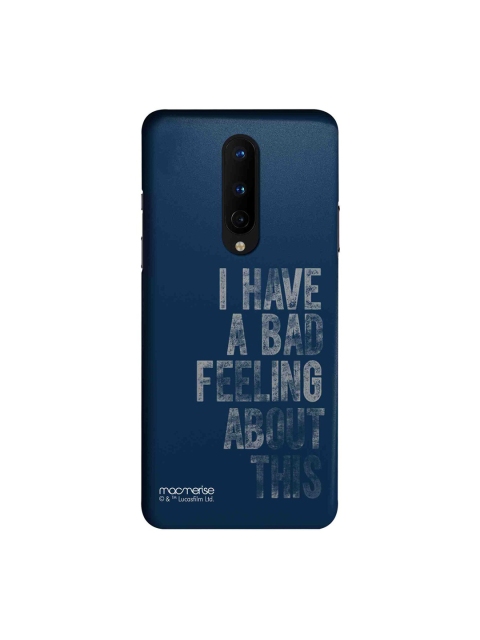 macmerise Blue & Grey Bad Feeling OnePlus 8 Back Case