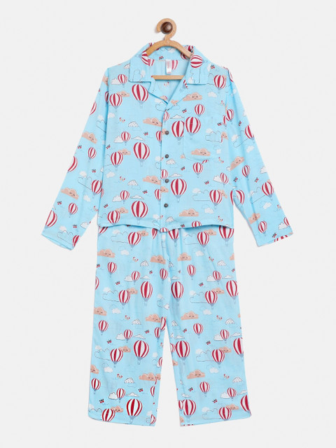 Stylo Bug Kids Blue Printed Night suit
Stylo Bug Kids Blue Printed Night suit